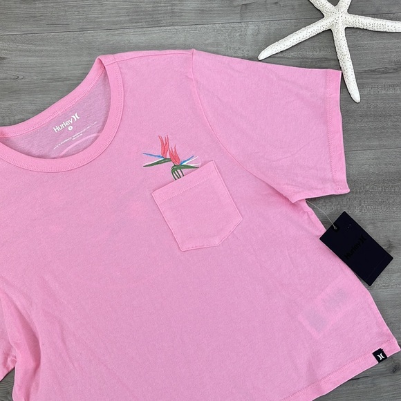 🔆HURLEY🔆 BIRDS OF THE NIGHT SHORT SLEEVE T- SHIRT - Picture 5 of 10